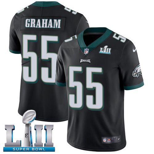 Men Philadelphia Eagles #55 Graham Black Limited 2018 Super Bowl NFL Jerseys